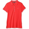 image:imageNautica Womens Short Sleeve Cotton Polo ShirtHibiscus