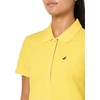 image:imageNautica Womens Short Sleeve Cotton Polo ShirtLemon Zest
