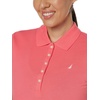 image:imageNautica Womens Short Sleeve Cotton Polo ShirtMelon Pink