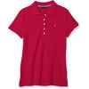 image:imageNautica Womens Short Sleeve Cotton Polo ShirtNautica Red