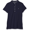 image:imageNautica Womens Short Sleeve Cotton Polo ShirtNavy