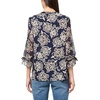 image:imageNautica Womens Short Sleeve Cotton Polo ShirtNight Sky Blue Multi