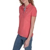 image:imageNautica Womens Short Sleeve Cotton Polo ShirtPeony