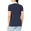 image:imageNautica Womens Short Sleeve Cotton Polo ShirtPoka Dot WhiteNight Sky