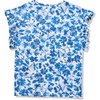 image:imageNautica Womens Short Sleeve Cotton Solid TopBright White Multi
