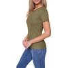 image:imageNautica Womens Short Sleeve Crew Neckline TShirtBurnt Olive