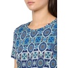 image:imageNautica Womens Short Sleeve Crew Neckline TShirtMarina Blue Multi