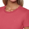 image:imageNautica Womens Short Sleeve Crew Neckline TShirtMineral Red