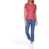 image:imageNautica Womens Short Sleeve Crew Neckline TShirtMineral Red