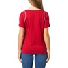 image:imageNautica Womens Short Sleeve Crewneck TShirtHaute Red
