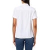 image:imageNautica Womens Short Sleeve Linen Blend Button Up Collared Camp ShirtBright White