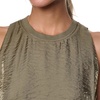 image:imageNautica Womens Short Sleeve Linen Blend Button Up Collared Camp ShirtNew Burnt Olive