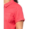 image:imageNautica Womens Short Sleeve Linen Blend Button Up Collared Camp ShirtParadise Pink