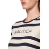 image:imageNautica Womens Short Sleeve Logo Graphic TShirtWhite SwanNight Sky