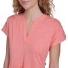 image:imageNautica Womens Short Sleeve Midi Tiered Solid DressBloom
