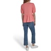 image:imageNautica Womens Short Sleeve Peplum Solid Bow Detail TopPeony