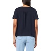 image:imageNautica Womens Short Sleeve Tie Front Knit TopNight Sky