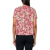image:imageNautica Womens Short Sleeve Tie Front Knit TopSamba Multi