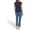 image:imageNautica Womens Sleeveless Twist Tie Soft Solid TopNight Sky