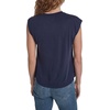 image:imageNautica Womens Sleeveless Twist Tie Soft Solid TopNight Sky