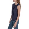 image:imageNautica Womens Sleeveless Twist Tie Soft Solid TopNight Sky