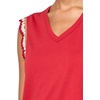 image:imageNautica Womens Solid Cotton VNeck Sleeveless TopSamba
