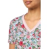image:imageNautica Womens Solid VNeck Short Sleeve TShirt ShirtBloom Multi