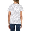 image:imageNautica Womens Solid VNeck Short Sleeve TShirt ShirtBright WhiteNight Sky