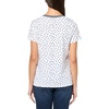 image:imageNautica Womens Solid VNeck Short Sleeve TShirt ShirtBright WhiteSky Captain