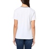 image:imageNautica Womens Solid VNeck Short Sleeve TShirt ShirtBright WhiteWhite