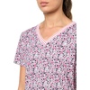 image:imageNautica Womens Solid VNeck Short Sleeve TShirt ShirtCamilla Rose Multi