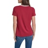 image:imageNautica Womens Solid VNeck Short Sleeve TShirt ShirtCrimson