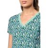 image:imageNautica Womens Solid VNeck Short Sleeve TShirt ShirtFern Multi