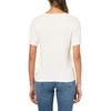 image:imageNautica Womens Solid VNeck Short Sleeve TShirt ShirtIvory