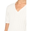 image:imageNautica Womens Solid VNeck Short Sleeve TShirt ShirtIvory
