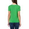 image:imageNautica Womens Solid VNeck Short Sleeve TShirt ShirtNew Leaf Green