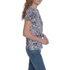 image:imageNautica Womens Solid VNeck Short Sleeve TShirt ShirtNew Night Sky Bright White