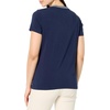 image:imageNautica Womens Solid VNeck Short Sleeve TShirt ShirtNight Sky