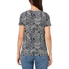 image:imageNautica Womens Solid VNeck Short Sleeve TShirt ShirtNight Sky White Cap