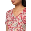 image:imageNautica Womens Solid VNeck Short Sleeve TShirt ShirtSamba Multi