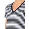 image:imageNautica Womens Solid VNeck Short Sleeve TShirt ShirtSky Captain White