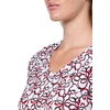 image:imageNautica Womens Solid VNeck Short Sleeve TShirtBright White Multi