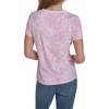 image:imageNautica Womens Solid VNeck Short Sleeve TShirtEnglish Rose Multi