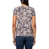 image:imageNautica Womens Solid VNeck Short Sleeve TShirtNight Sky Multi