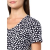 image:imageNautica Womens Solid VNeck Short Sleeve TShirtNight SkyBright White