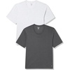 image:imageNautica Mens 3Pack Heathered Soft Stretch Cotton Crew Neck TShirts2 SnowCharcoal Heather