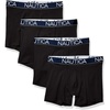 image:imageNautica Mens Cotton Stretch 4 Pack Boxer BriefsBlack
