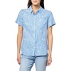 image:imageNautica Womens Button Front Short Sleeve Camp ShirtBlue Haze Multi