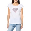 image:imageNautica Womens Hotfix Short Sleeve Heart Graphic TeeBright White