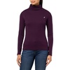 image:imageNautica Womens Long Sleeve Solid Turtleneck ShirtAubergine